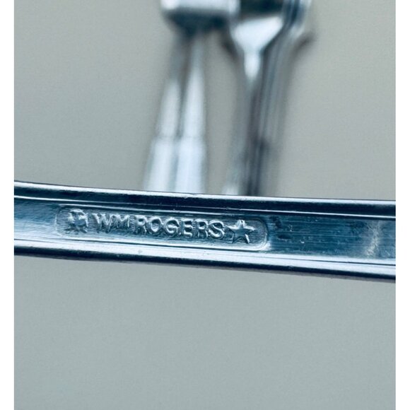 International Silver Rogers 1940 Treasure Silverplate Salad Forks Set Of 8 Vinta - Picture 8 of 10